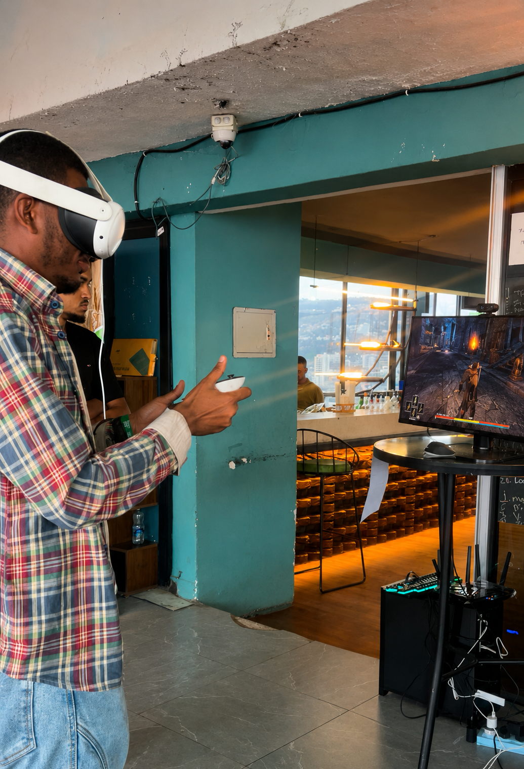 Nuenebela event — VR game station